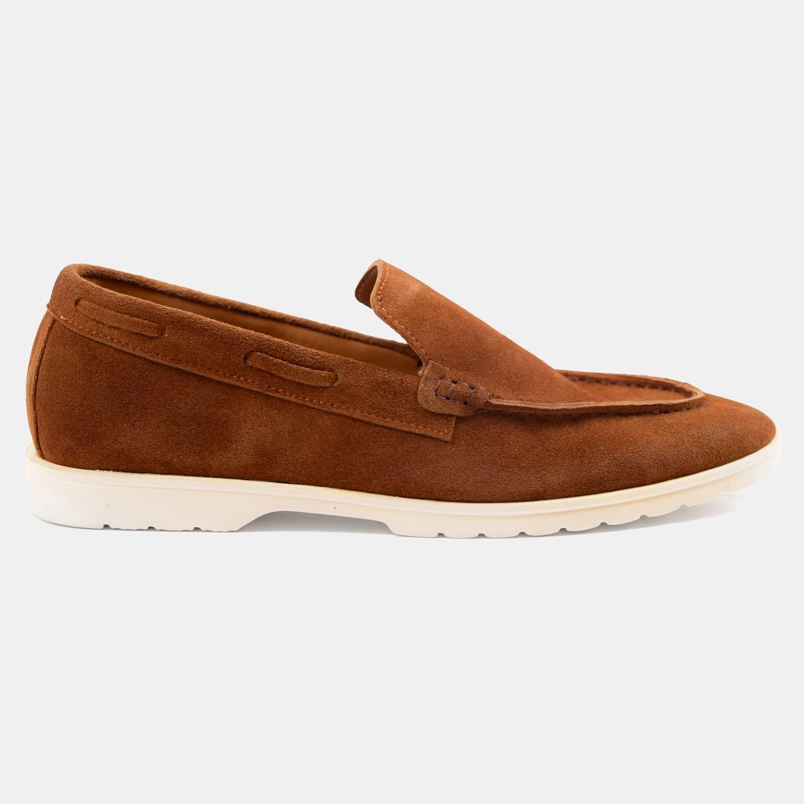 Lightweight Brown Suede Comfy Loafer