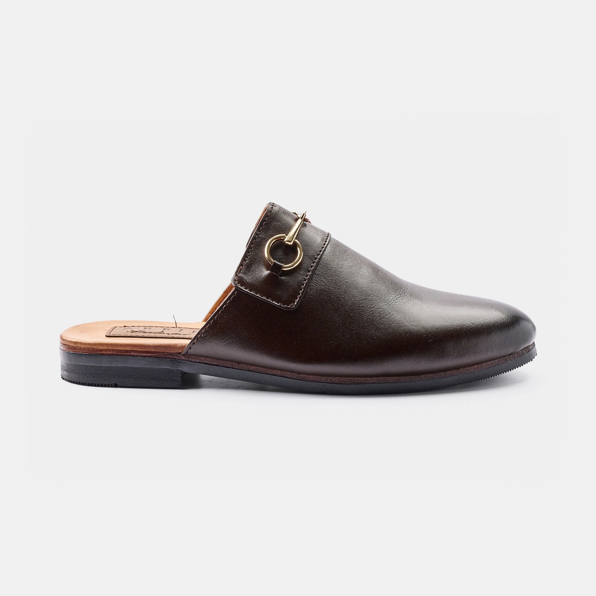 Round-cut Horsebit Half Shoe