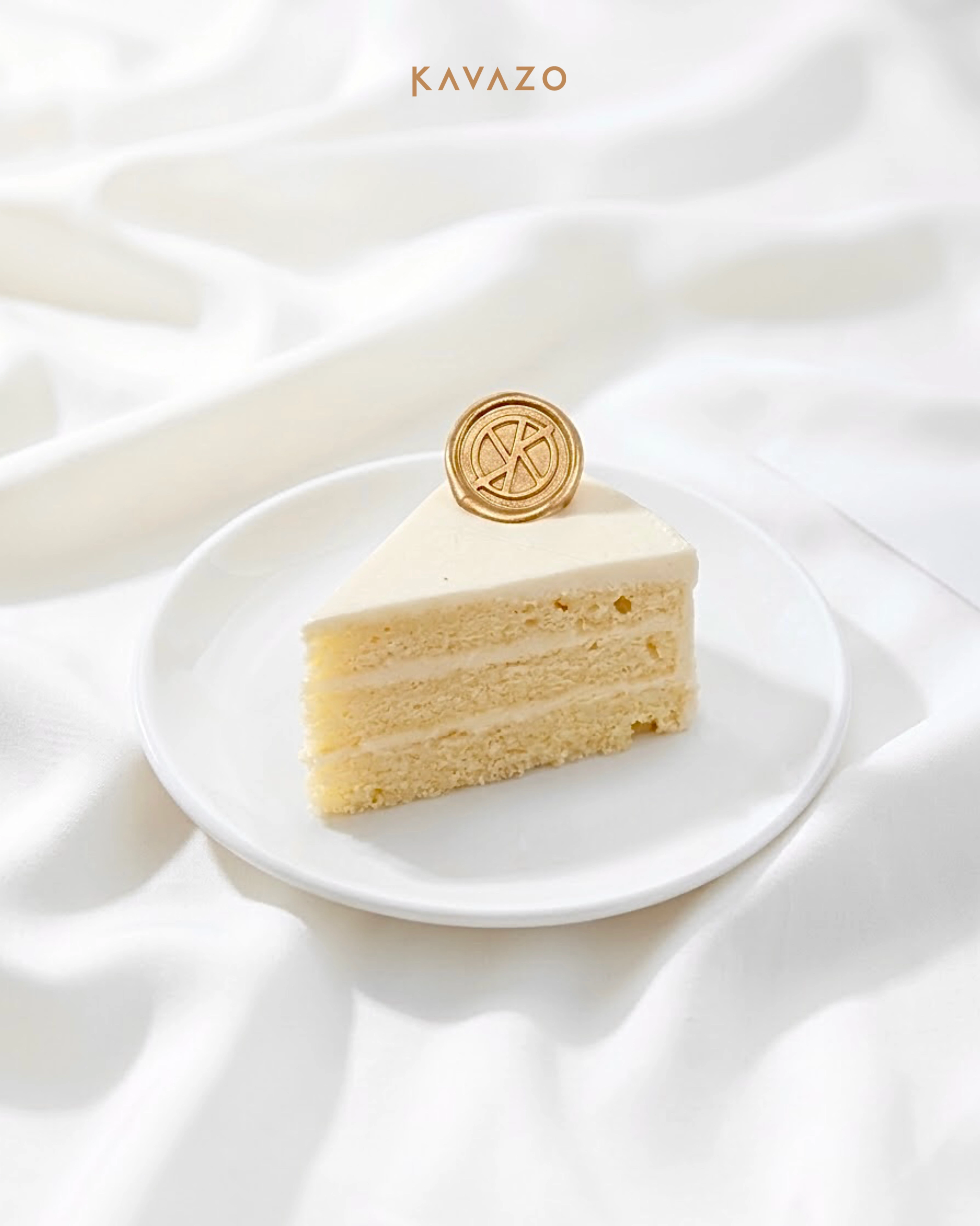 Basic Buttery Vanilla Cake Slice