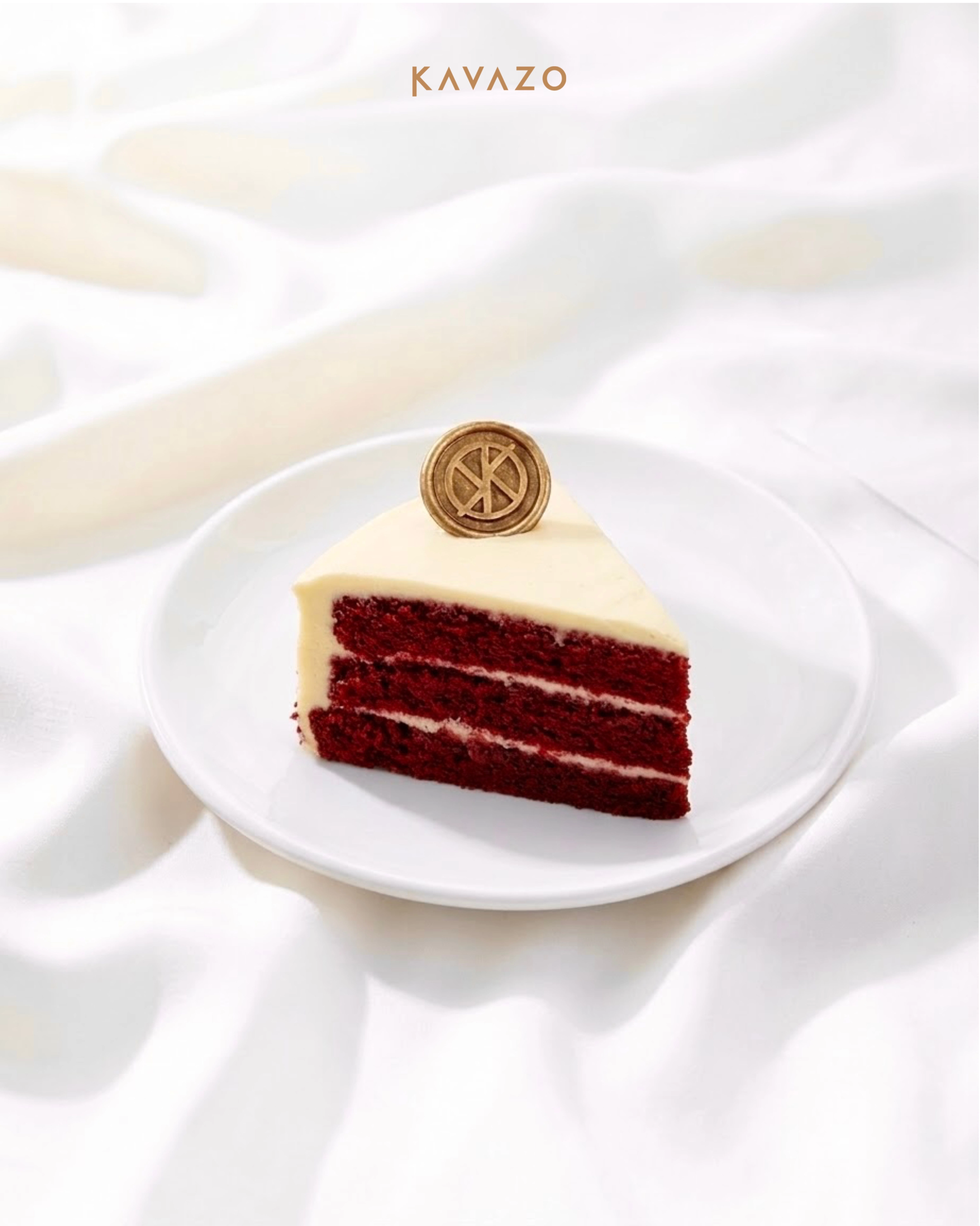 Southern Red Velvet Cake Slice