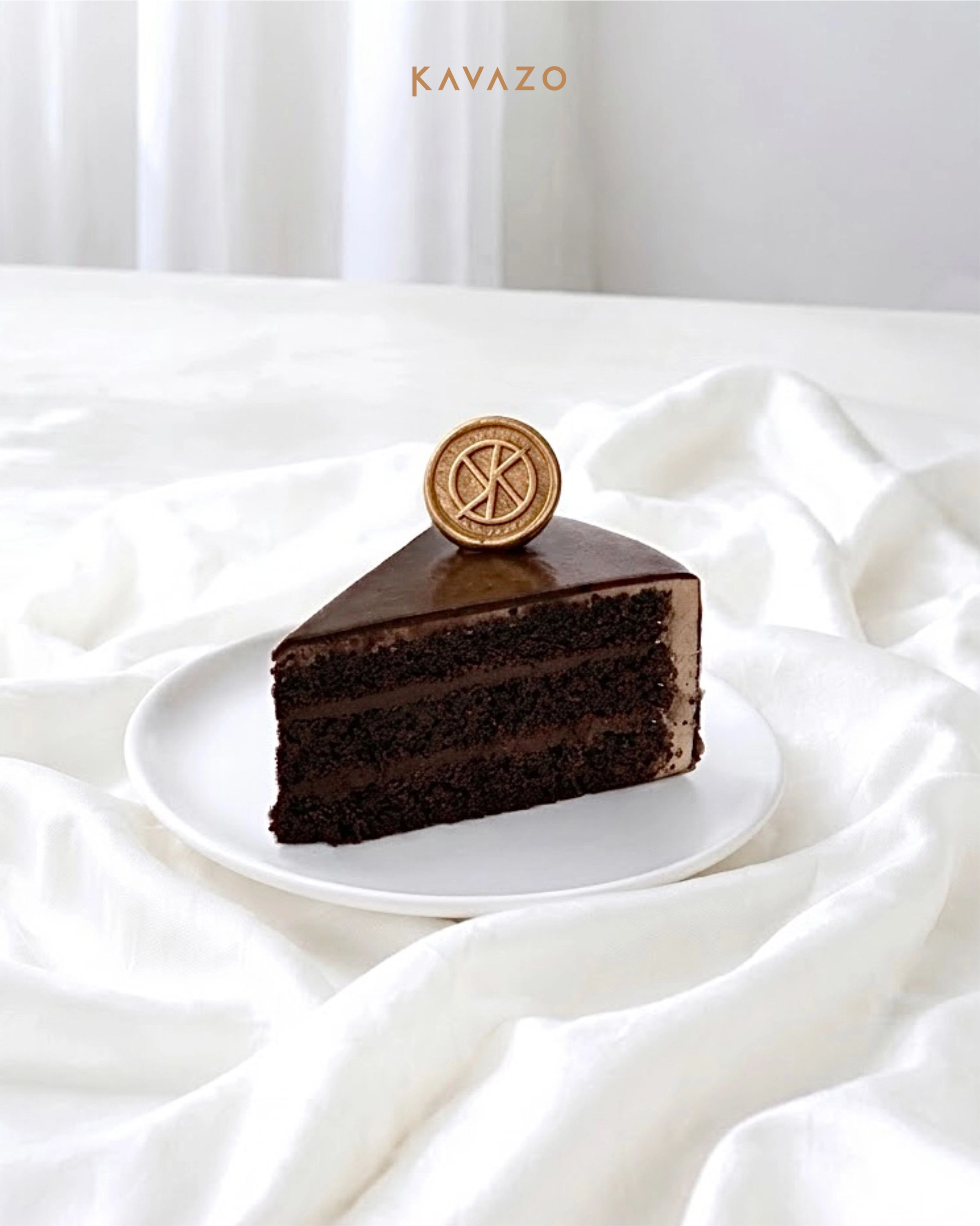 Classic Italian Chocolate Cake Slice