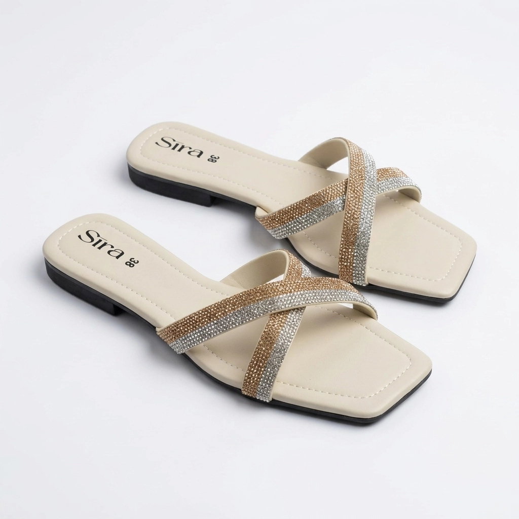 SIRA Aura Cross Flat (Champagne & Silver)